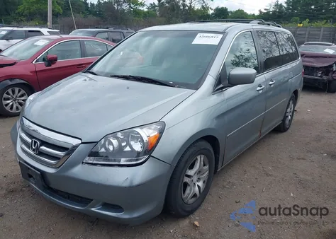 2006 Honda Odyssey Ex-L from USA, damaged, VIN 5FNRL38776B050308